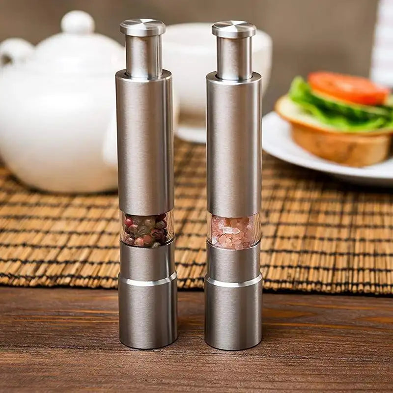 Stainless Steel Pepper Mill , Salt Pepper Grinder & Spice Grinder - My Store