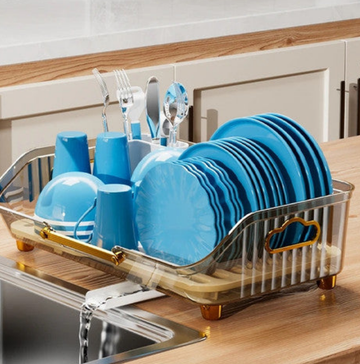 Acrylic Luxury Dish Drain Rack - My Store