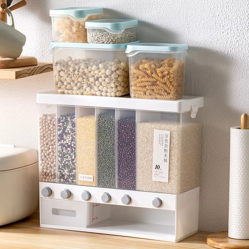 6in1 Wall-Mounted Cereal Dispenser - My Store