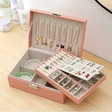 2 Layers Jewelry Organizer Box