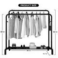 Double Pole Metal Cloth Stand - My Store