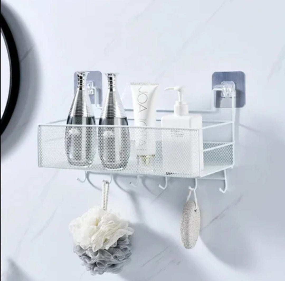 Self-Adhesive Iron Shelf With Hook - My Store