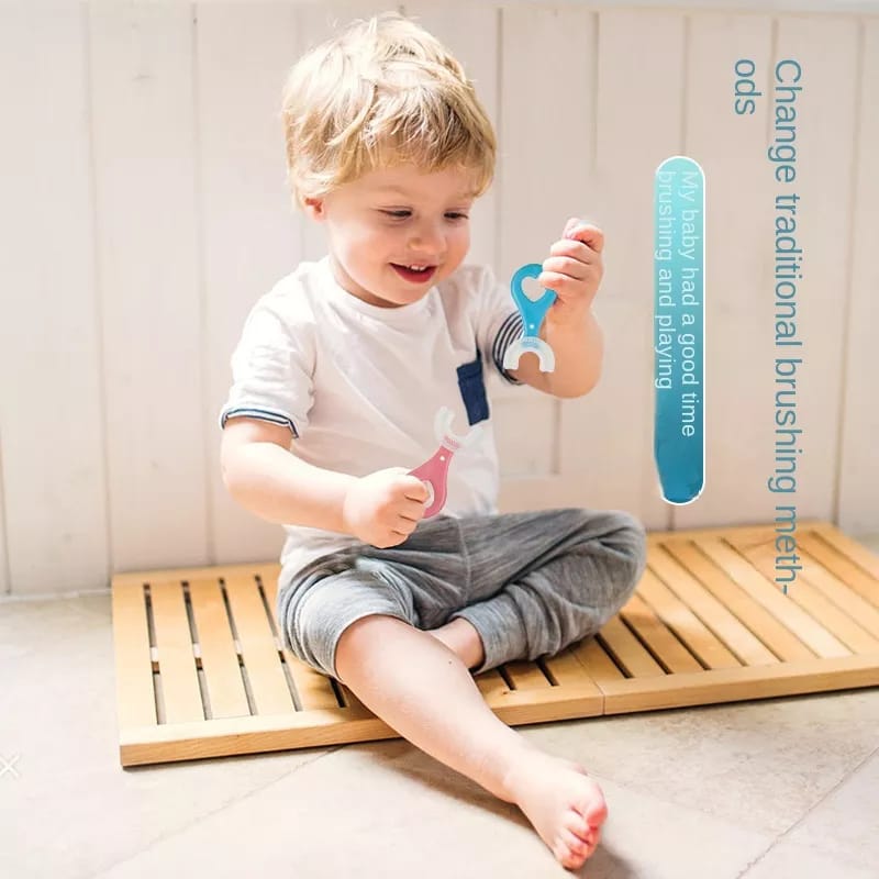 U Shape Silicon Kids Teeth Brush - My Store