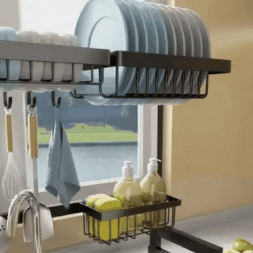 Over The Sink Dishes Rack
