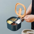 4 In 1 Plastic Seasoning Box with 4 Spoons - My Store