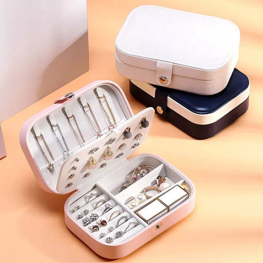 Medium Leather Jewelry Organizer - My Store