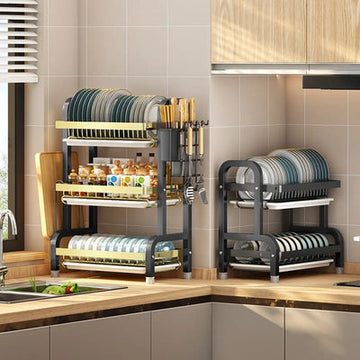 Multi-Tired Dish Rack - 2Layer & 3Layer