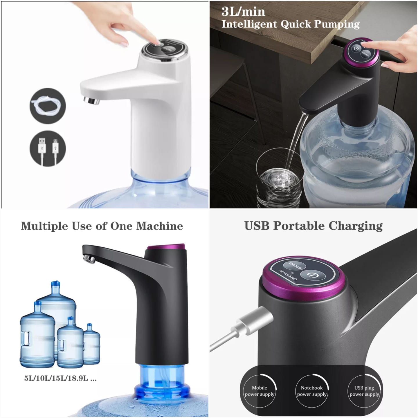 USB Rechargeable Auto Water Dispenser - My Store