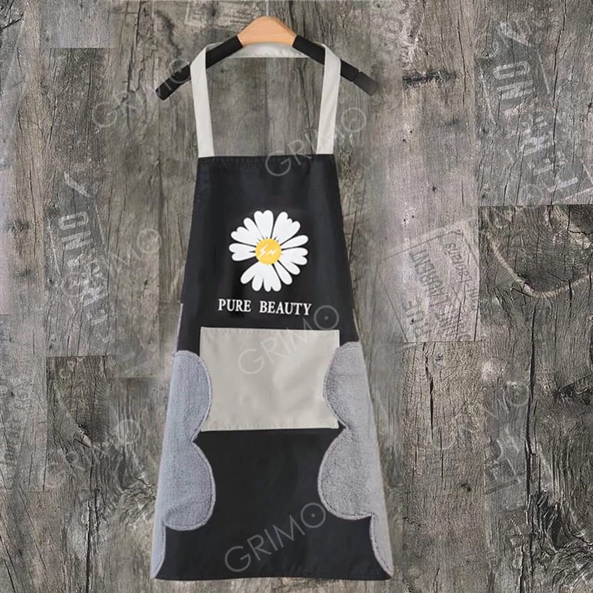 Kitchen Apron Waterproof Hand-Wiping With Pocket - My Store