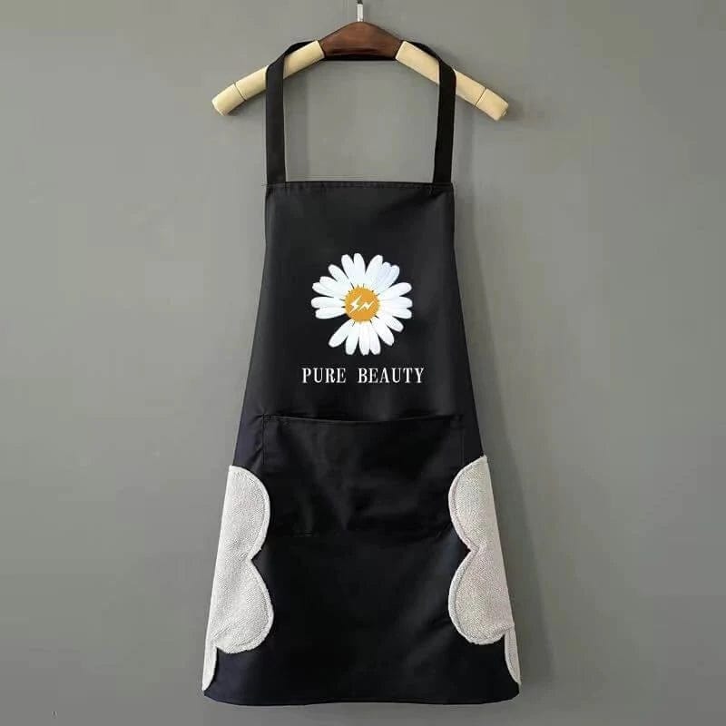 Kitchen Apron Waterproof Hand-Wiping With Pocket - My Store