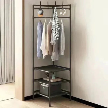 Coat Rack with Corner Design