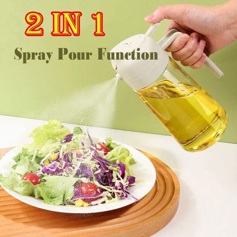 2-in-1 Spray Pour Function Oil Dispenser
