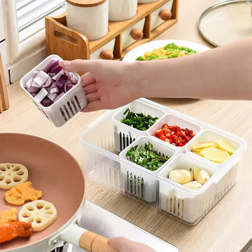 Multi-Compartment Food Storage Container