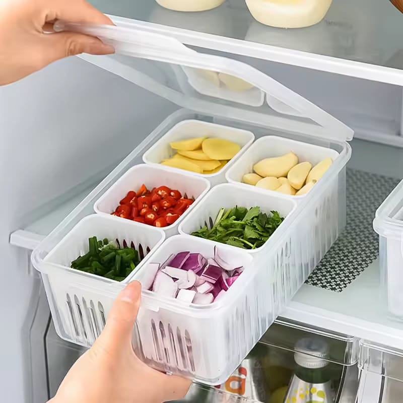Multi-Compartment Food Storage Container