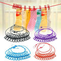 Elastic Clothesline 12 Clips Rope - My Store