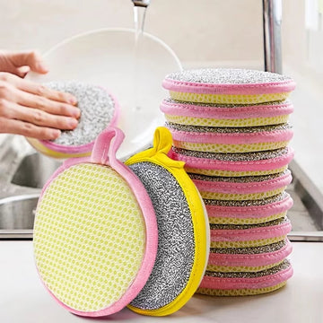 Double Side Dishwashing Sponge Pack Of 3