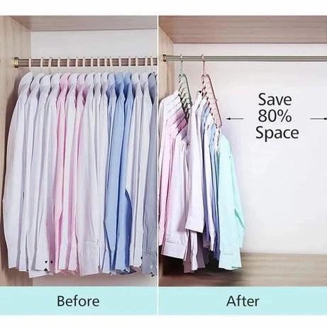 9 Hole Rotatable Hanger Space Saving Organizer - My Store