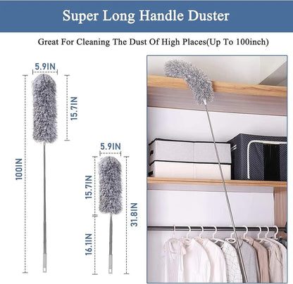 Foldable Cleaning Grey Duster (Premium Quality) (Big Size)
