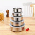 Stacking Stainless Steel Mixing Bowls Set ( 5 pcs ) - My Store