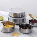 Stacking Stainless Steel Mixing Bowls Set ( 5 pcs ) - My Store