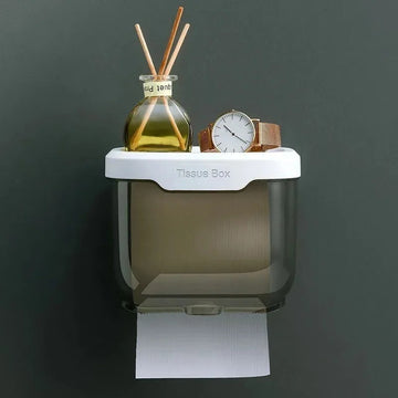 Wall Mounted Sticking Tissue Holder