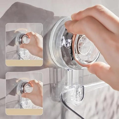 Acrylic Wall-Mounted Suction Corner Shelf
