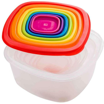 Stackable Food Storage Containers Set