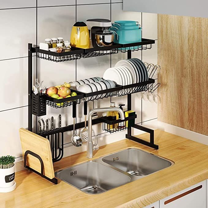 Double Layer Over The Sink Rack