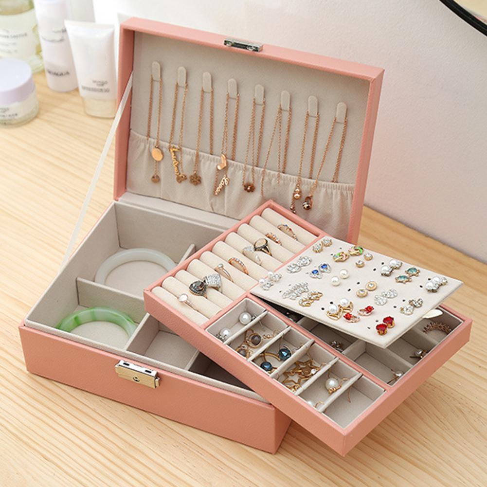 2Layer Leather Jewelry Organizer - My Store