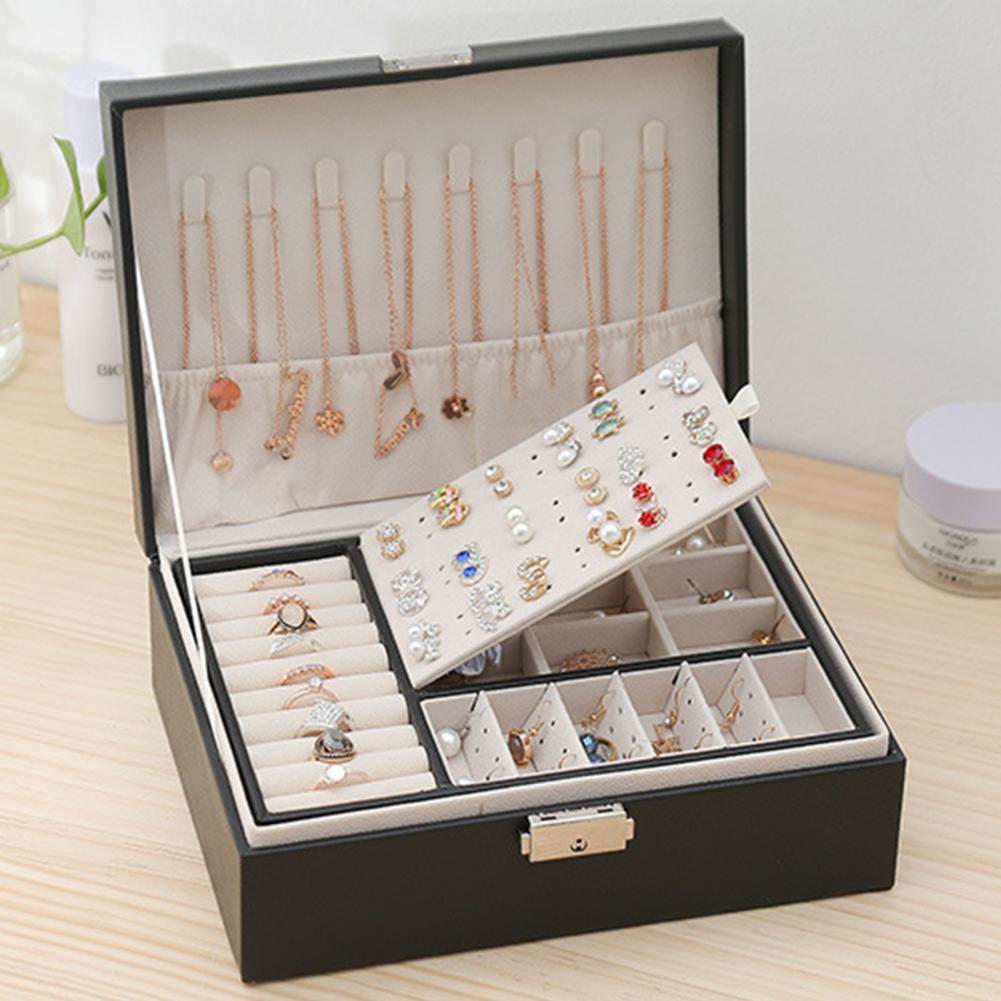 2Layer Leather Jewelry Organizer - My Store