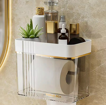 Punch Free Toilet Paper Holder