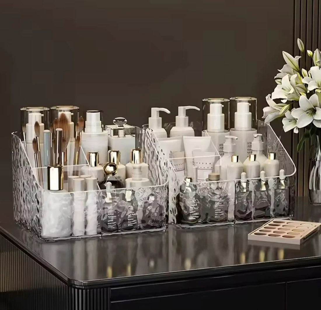 4 Compartment Acrylic Cosmetic Organizer