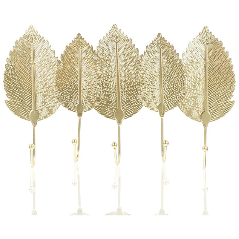 Wall Mounted Hooks - Leaf Design
