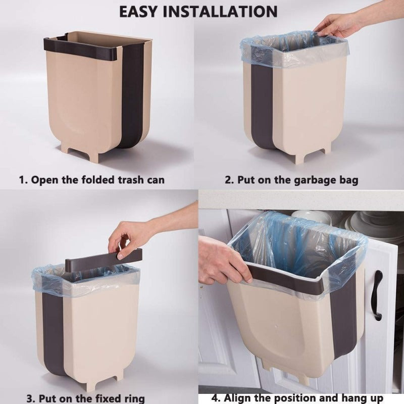Hanging Collapsible Trash Can
