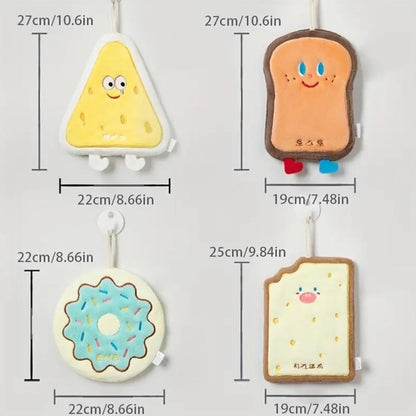 2 Pc Cute Cartoon Character Hanging Towel - My Store