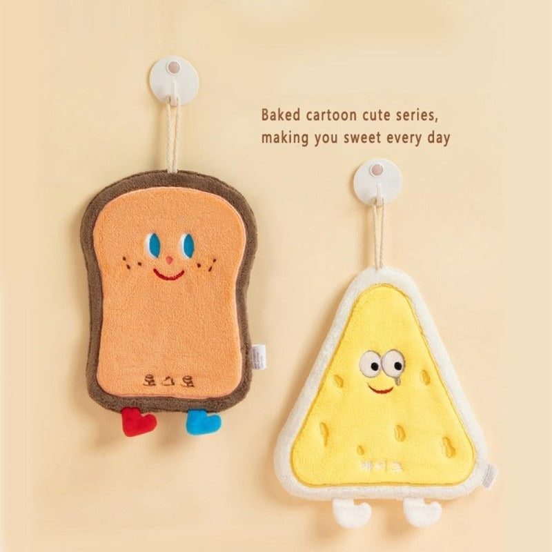 2 Pc Cute Cartoon Character Hanging Towel - My Store