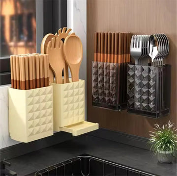 Wall Mounted Cutlery Drain Rack