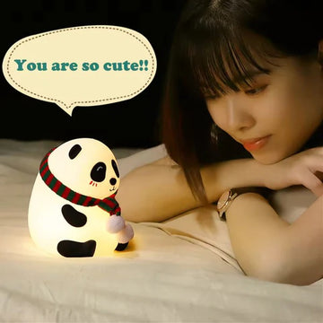 Cute Silicone Panda Lamp Night Light
