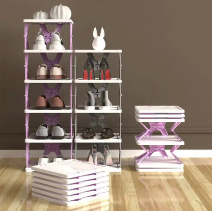 Multi Layer Foldable Storage Rack