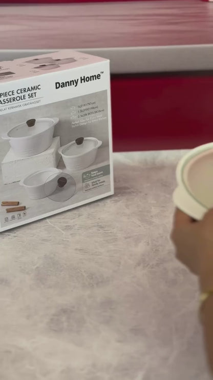 Danny Home  Porcelain Soup Pot & Casserole