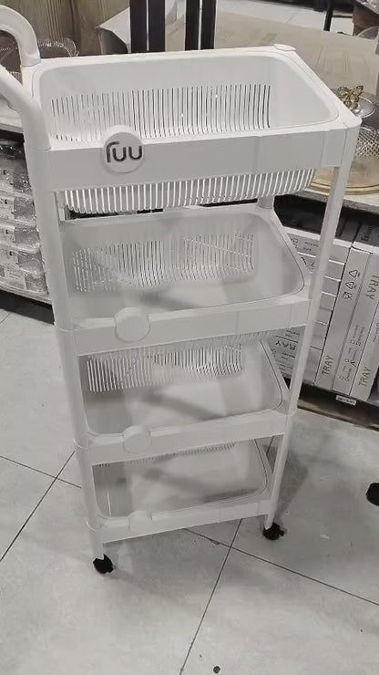UU Trolley – Multi-Layer Mobile Storage Organizer Cart