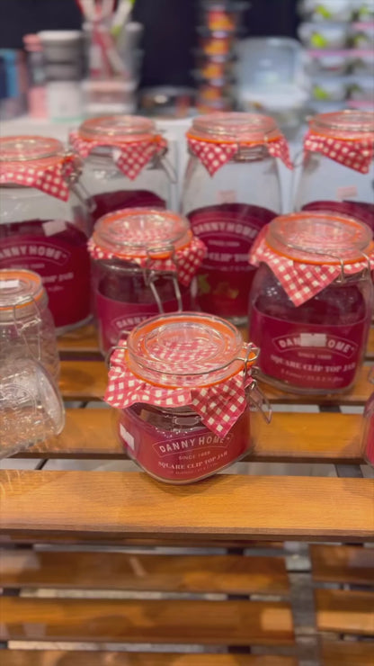 Danny Home Clip Top Glass Storage Jar Collection