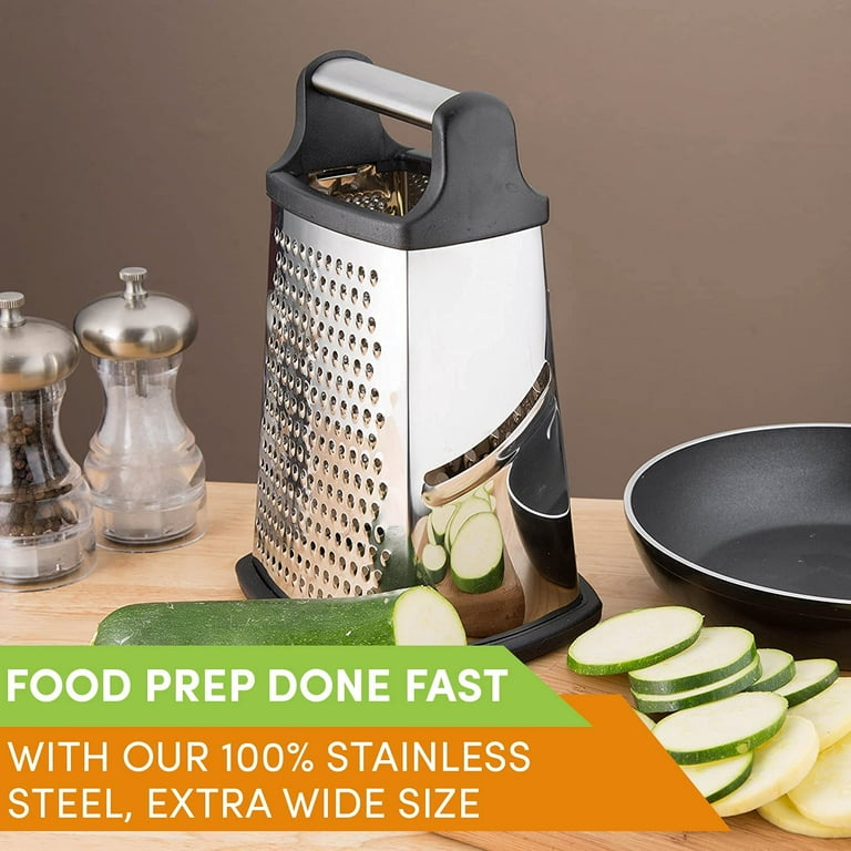 Spring Chef Professional Box Grater (4-Sided)
