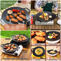 Multi-Griddle Tawa Iron Plate – Korean-Style Barbecue Grill (30cm) - My Store