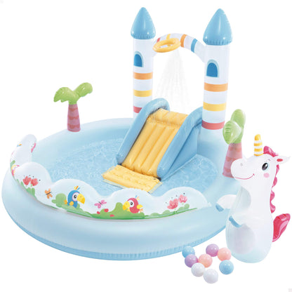 Intex Magical Unicorn Land Inflatable Play Center & Kids Pool