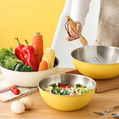 Premium Stainless Steel Nesting Mixing Bowls