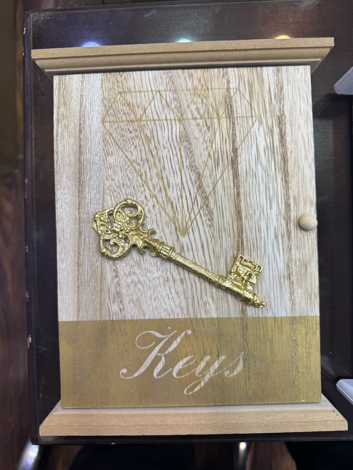 Wooden Wall Mounted Key Holder - My Store