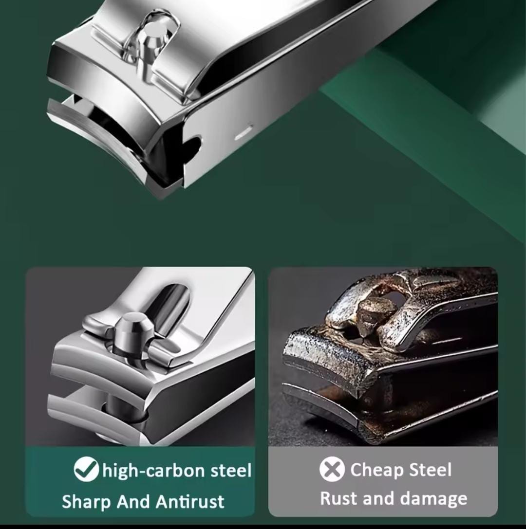 10pcs Deluxe Manicure & Pedicure Set – Stainless Steel Grooming Kit - My Store