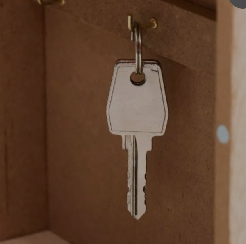Wooden Decorative Wall-Mounted Key Storage Box - My Store