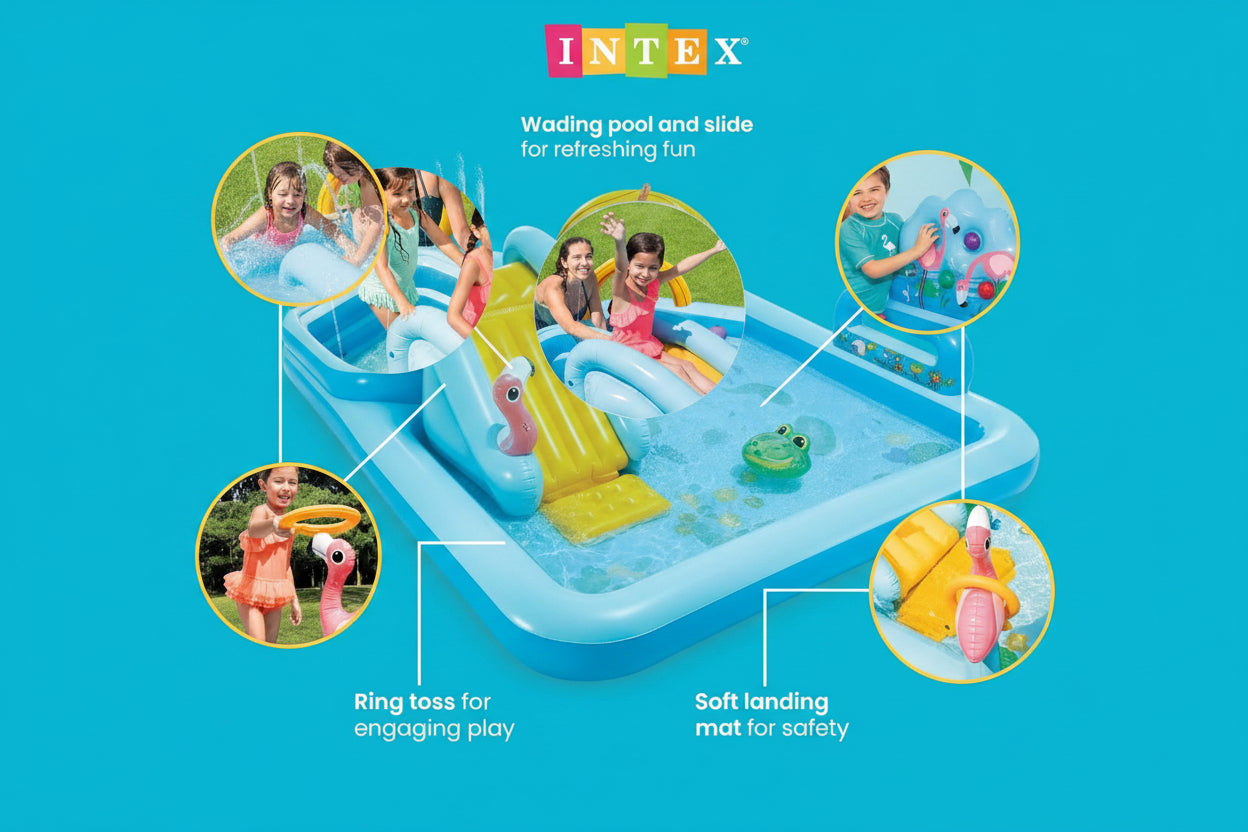 Intex Jungle Adventures Inflatable Play Center Pool